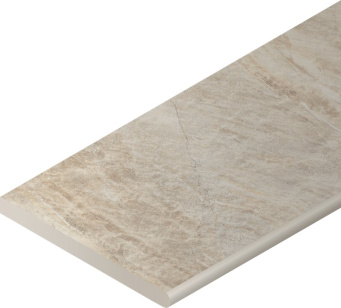 Бортик Манетик Уайт 30x60 закруглённый правый X2 (620090000202)