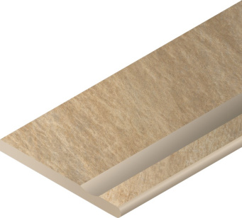 Бортик Дистрикт Сэнд 30x60 с выемкой закругленный правый (620090000247)