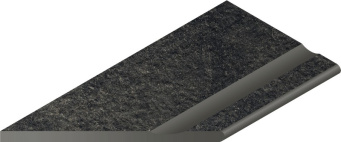 Бортик Рум Блэк 30x60 с выемкой закруглённый левый X2 (620090000666)