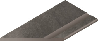 Бортик Миллениум Блэк 30x60 с выемкой закруглённый левый X2 (620090000754)