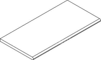 Бортик Магма Айс 30x120 закругленный (620090001314)