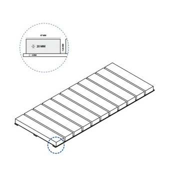 Решетка Дистрикт Эмеральд Стрим 20 (620090000532)