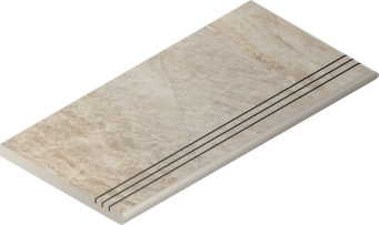 Ступень Манетик Уайт закруглённая грип правая 30x60 X2 (620040000023)