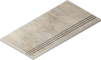 Ступень Манетик Уайт закруглённая грип левая 30x60 X2 (620040000024)