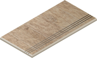 Ступень Нл-Вуд Олив закруглённая грип левая 30x60 X2 (620040000033)