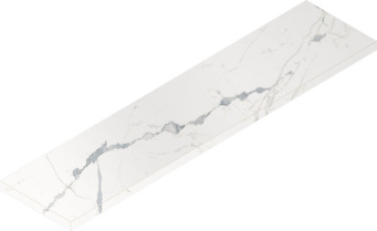 Ступень Стелларис Статуарио Уайт 33x120 угловая левая (620070002605)