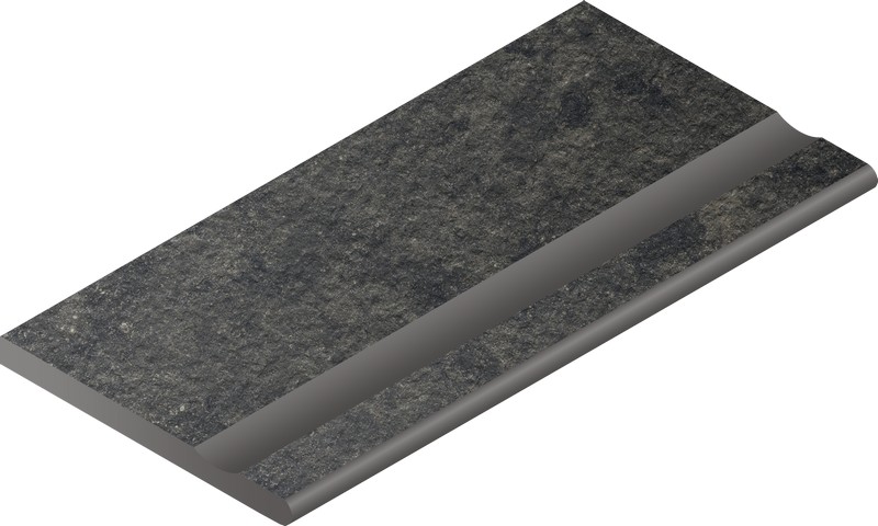 Бортик Рум Блэк 30x60 с выемкой закруглённый X2 (620090000664)