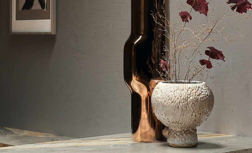 Новая коллекция керамогранита Aura: дерево, камень и мрамор в едином стиле